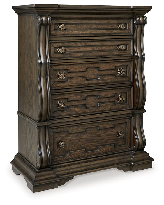 Maylee Dark Brown Chest of Drawers - B947-46