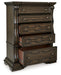 Maylee Dark Brown Chest of Drawers - B947-46