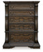 Maylee Dark Brown Chest of Drawers - B947-46