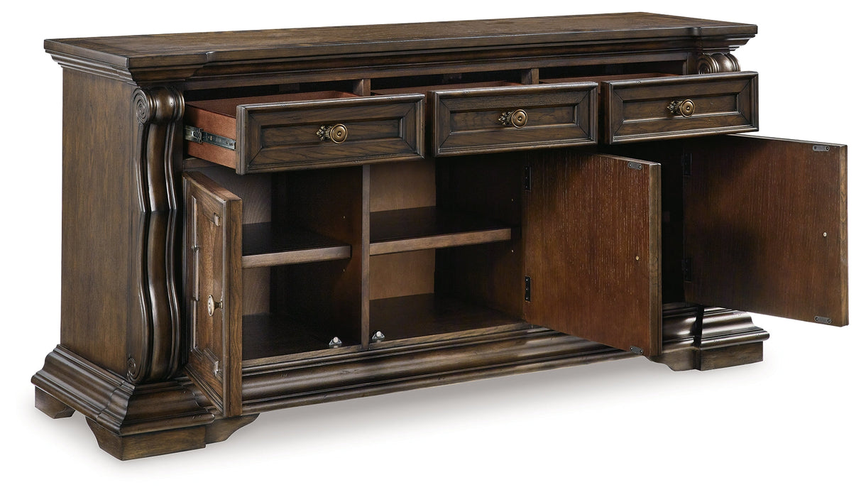 Maylee Dark Brown Dining Buffet - D947-80