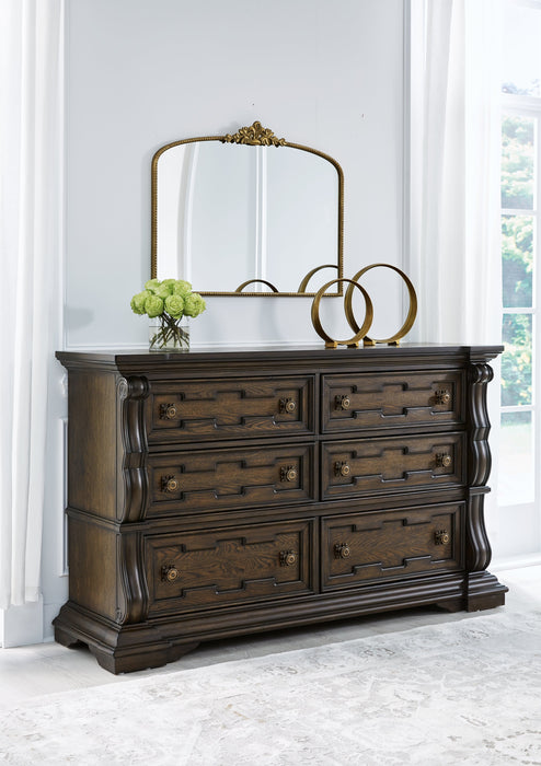 Maylee Dark Brown Dresser - B947-31