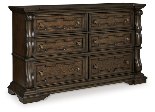 Maylee Dark Brown Dresser - B947-31