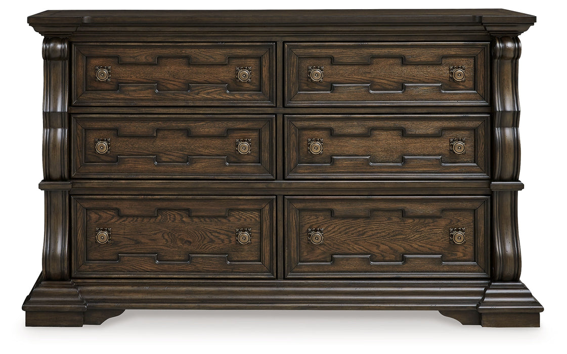 Maylee Dark Brown Dresser - B947-31