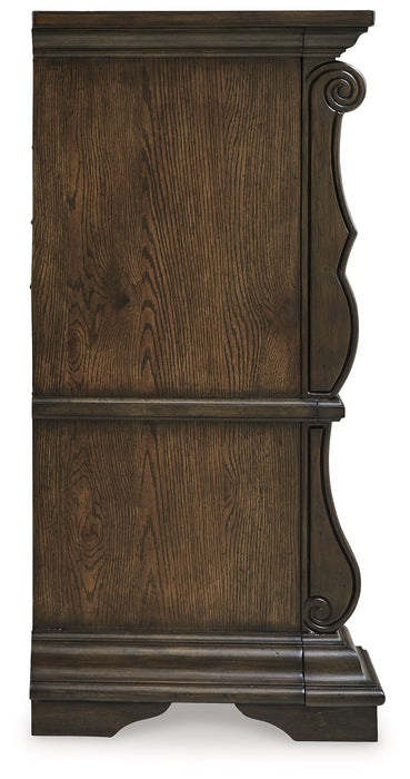 Maylee Dark Brown Dresser - B947-31