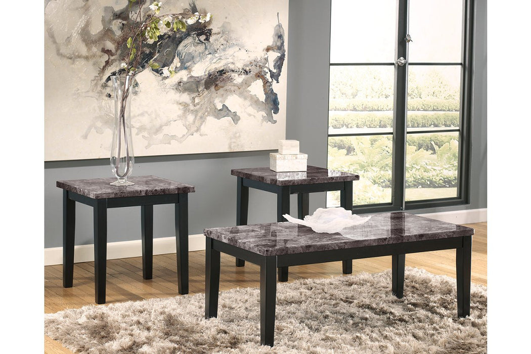 Maysville Black Table (Set of 3) - T204-13 - Lara Furniture