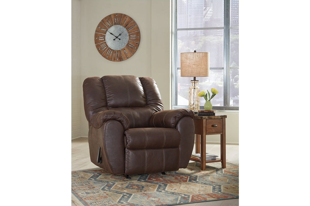 McGann Walnut Recliner - 1030125 - Lara Furniture