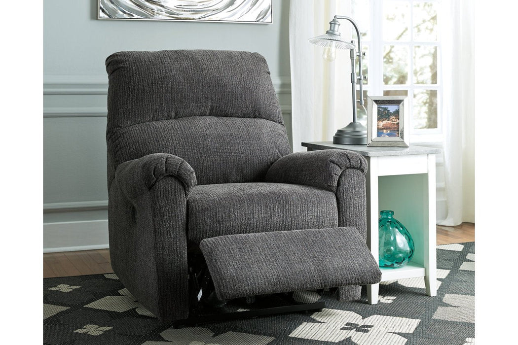 McTeer Charcoal Power Recliner - 7591006 - Lara Furniture