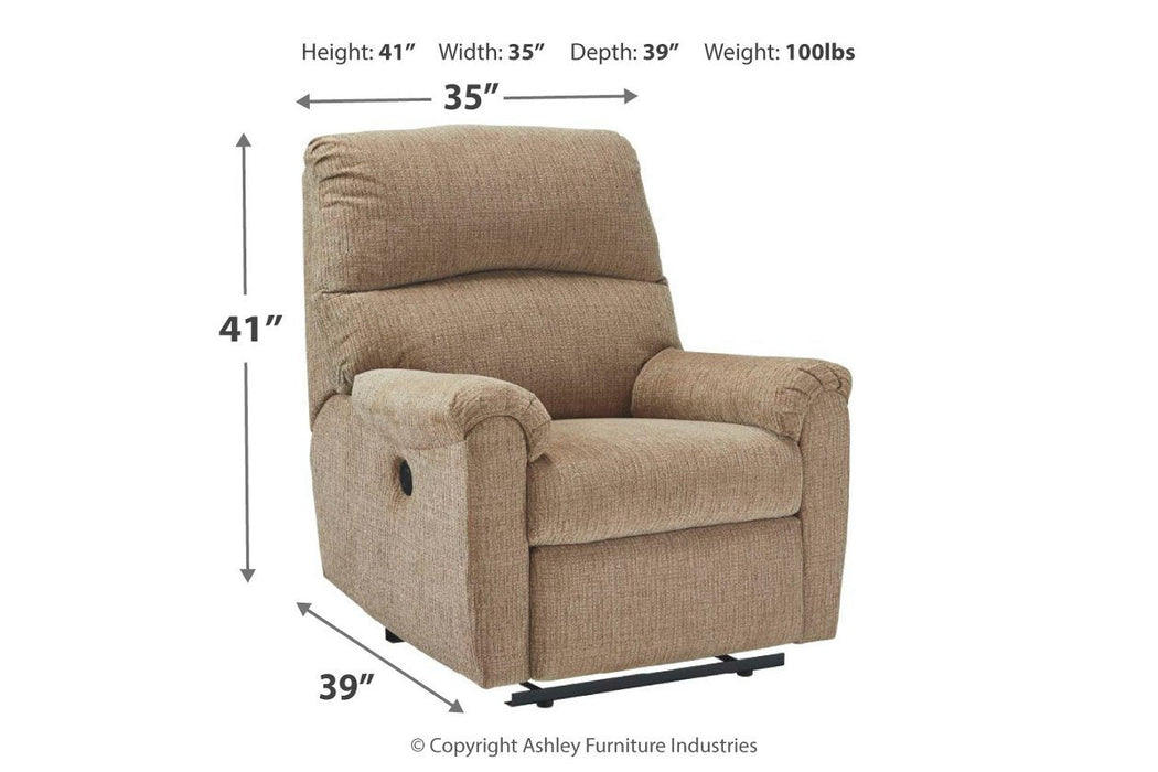 McTeer Mocha Power Recliner - 7590906 - Lara Furniture