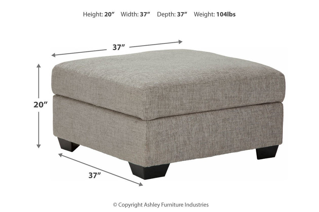 Megginson Storm Ottoman With Storage - 9600611 - Lara Furniture