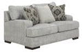 Mercado Pewter Loveseat - 8460435 - Lara Furniture