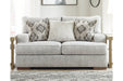 Mercado Pewter Loveseat - 8460435 - Lara Furniture