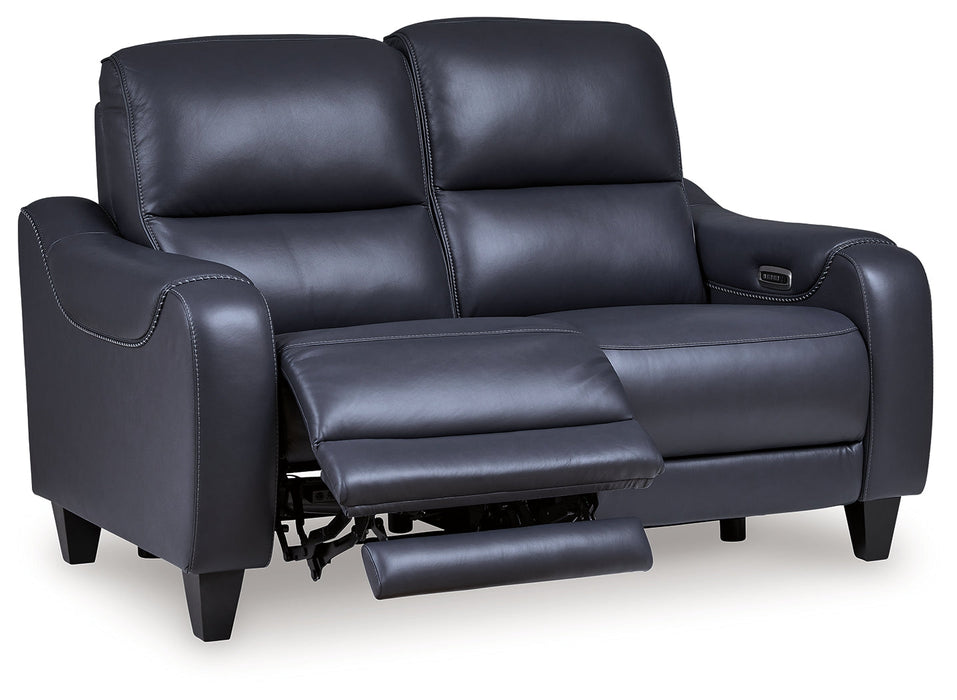 Mercomatic Sofa, Loveseat and Recliner in Ocean - PKG018557