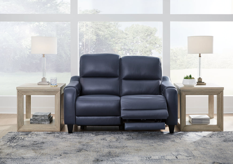 Mercomatic Sofa, Loveseat and Recliner in Ocean - PKG018557