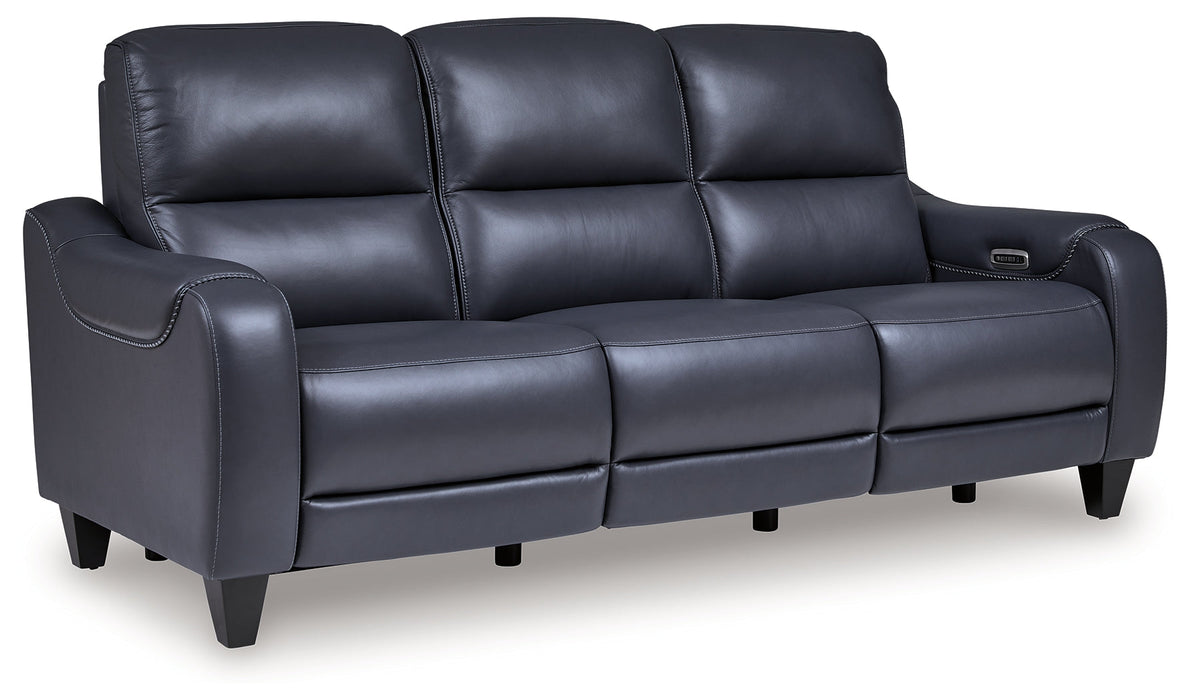 Mercomatic Sofa, Loveseat and Recliner in Ocean - PKG018557