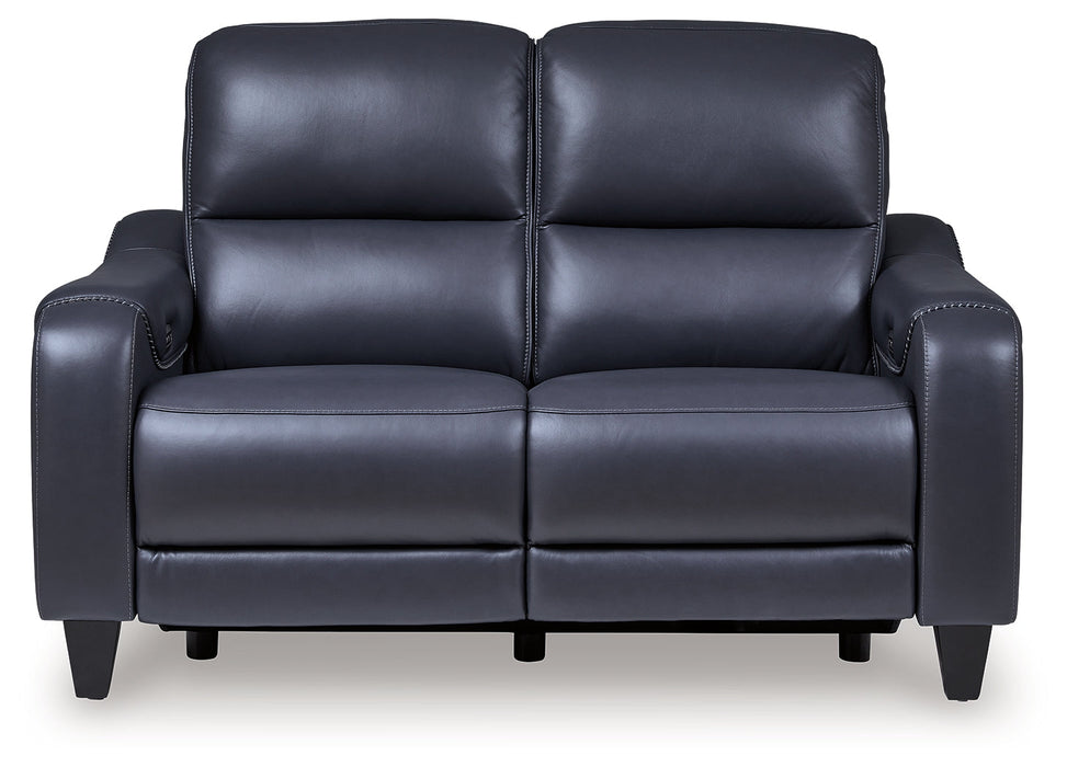 Mercomatic Sofa, Loveseat and Recliner in Ocean - PKG018557