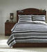 Merlin Gray/Cream 3-Piece Full Coverlet Set - Q420003F - Lara Furniture