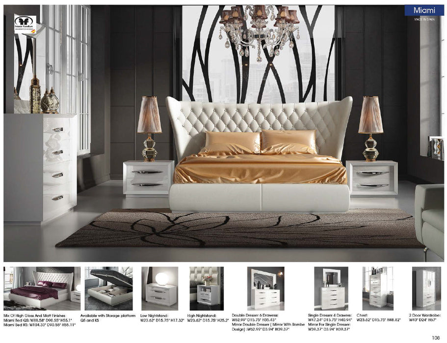 Miami Bedroom Set - Lara Furniture