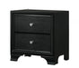 Micah Black LED Panel Bedroom Set - Lara Furniture