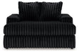 Midnight-Madness Onyx Oversized Chaise - 9810315