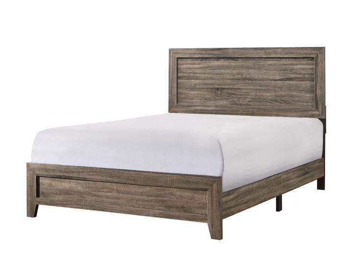 Millie Brown Full Panel Bed - B9200-F-BED - Lara Furniture