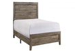 Millie Brown Twin Panel Bed - B9200-T-BED - Lara Furniture