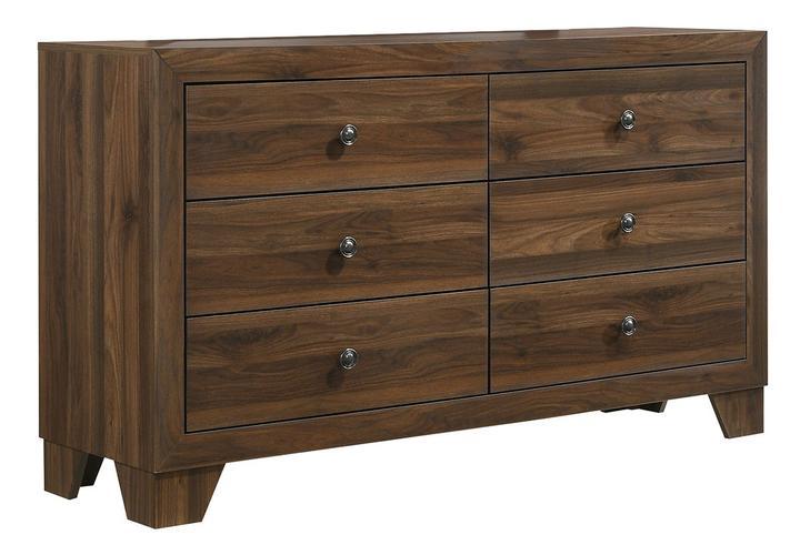 Millie Cherry Brown Dresser - B9250-1 - Lara Furniture