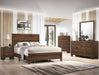 Millie Cherry Brown Queen Panel Bed - B9250-Q-BED - Lara Furniture