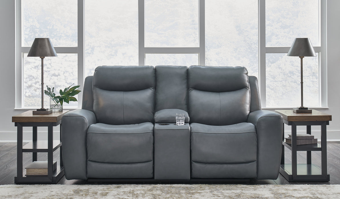 Mindanao Power Reclining Loveseat with Console - U5950418