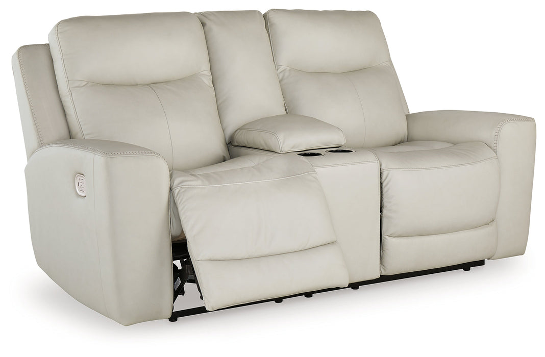 Mindanao Power Reclining Loveseat with Console - U5950518