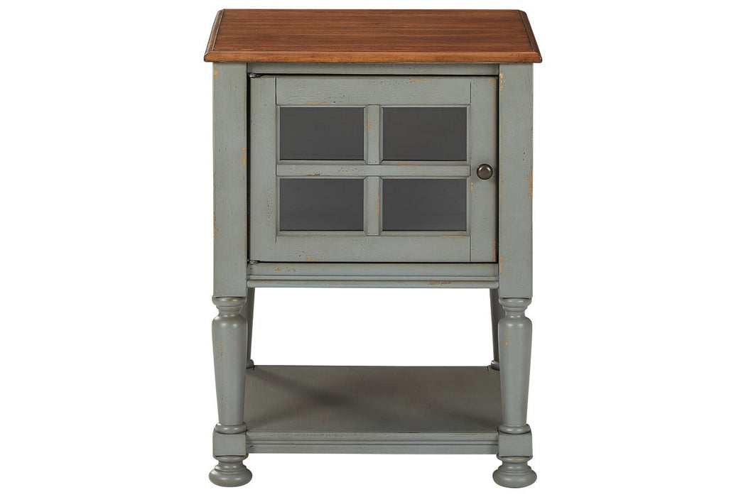 Mirimyn Gray/Brown Accent Cabinet - A4000382 - Lara Furniture