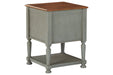 Mirimyn Gray/Brown Accent Cabinet - A4000382 - Lara Furniture