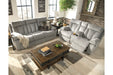 Mitchiner Fog Reclining Sofa with Drop Down Table - 7620489 - Lara Furniture