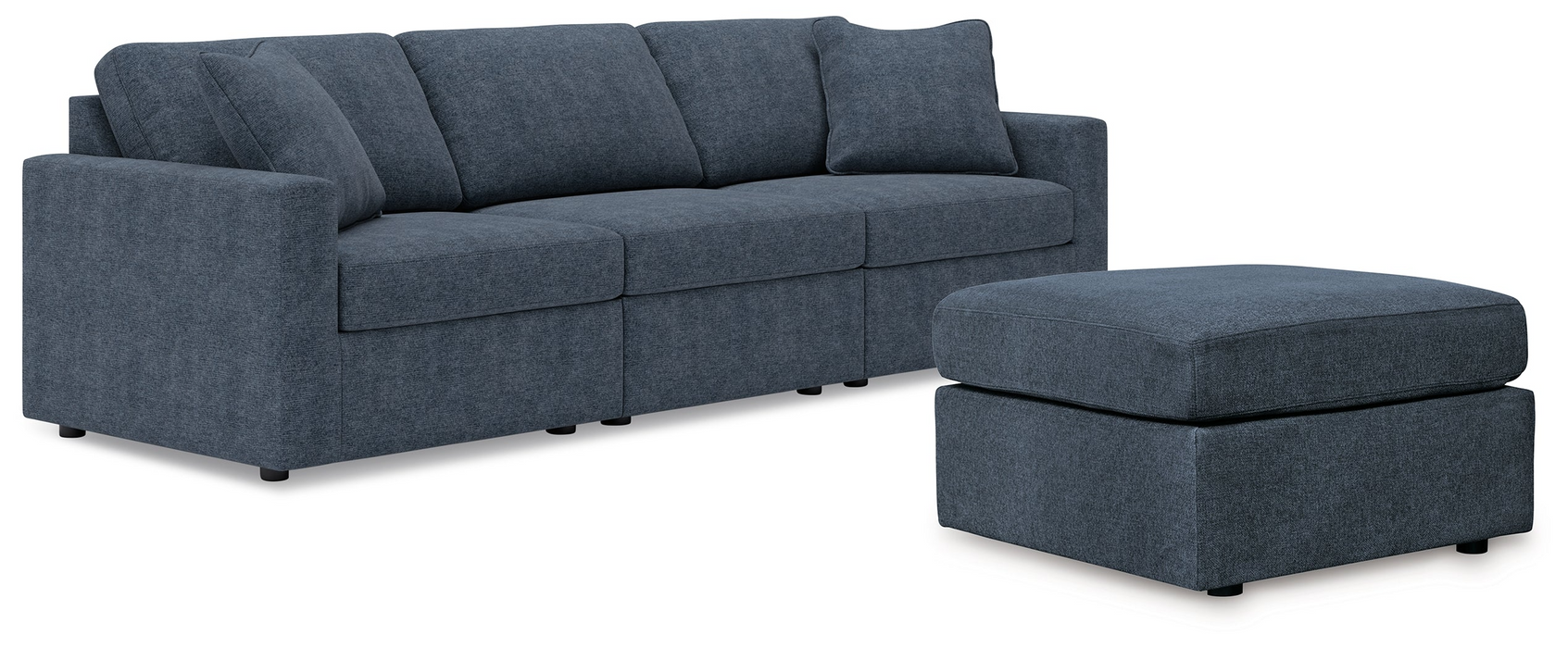 Modmax Ink 3-Piece Sectional with Ottoman