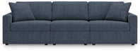 Modmax 3-Piece Sectional with Ottoman in Ink - PKG020714