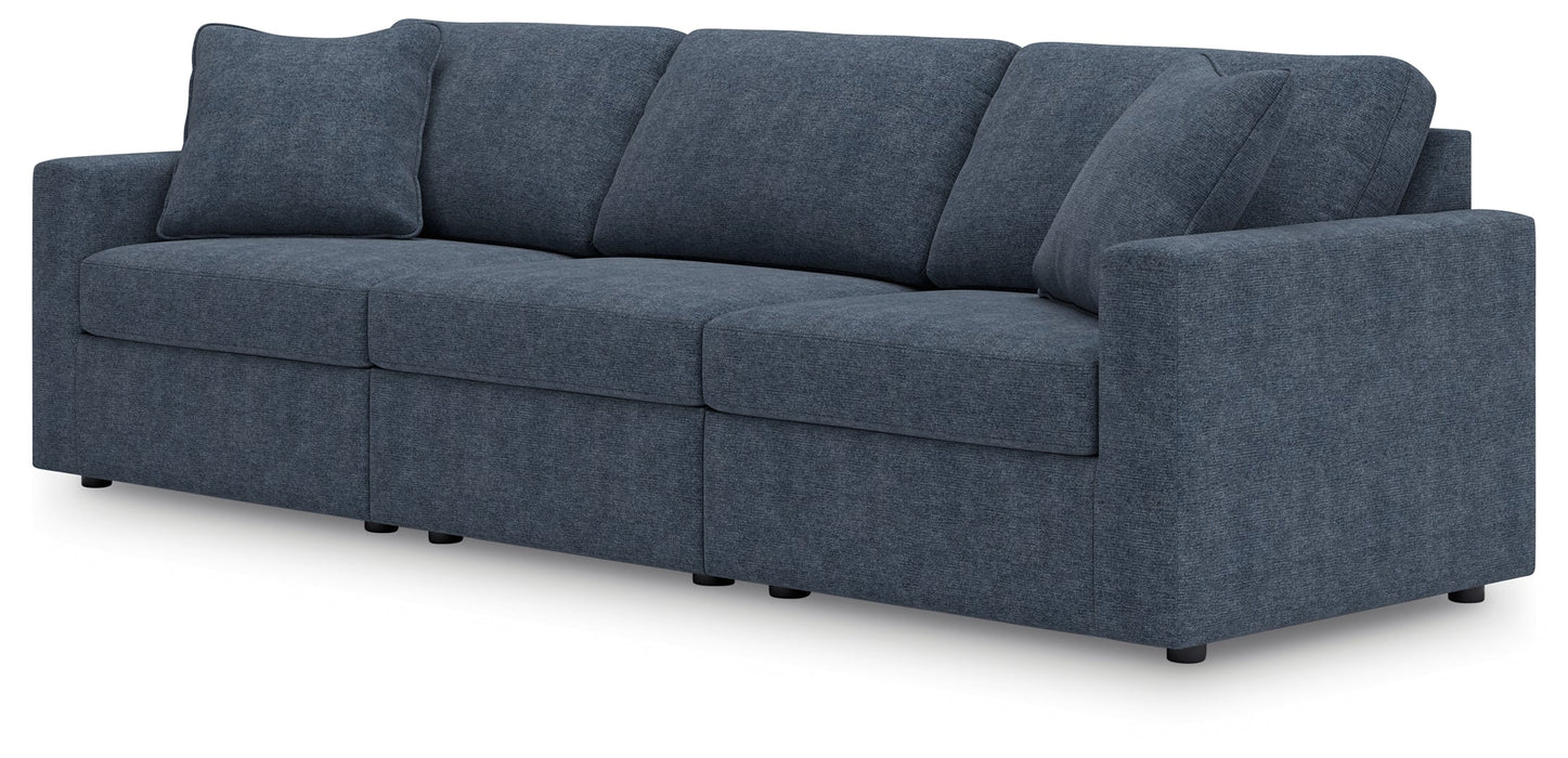 Modmax 3-Piece Sectional with Ottoman in Ink - PKG020714