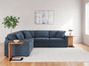 Modmax 5-Piece Sectional with Ottoman in Ink - PKG020658