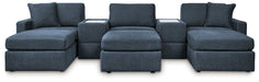 Modmax 5-Piece Sectional with Ottoman in Ink - PKG020667