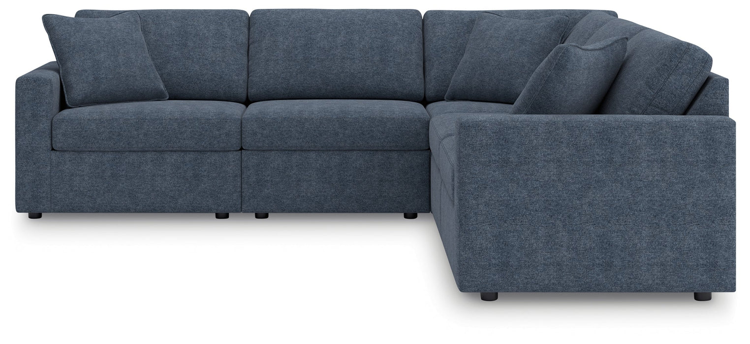 Modmax 5-Piece Sectional with Recliner in Ink - PKG020660