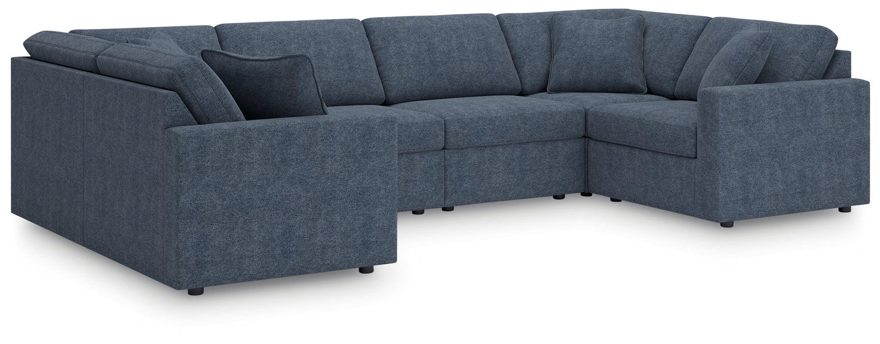 Modmax 6-Piece Sectional with Ottoman in Ink - PKG020666