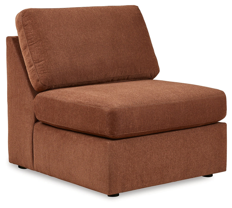 Modmax 8-Piece Sectional with Ottoman in Spice - PKG020742