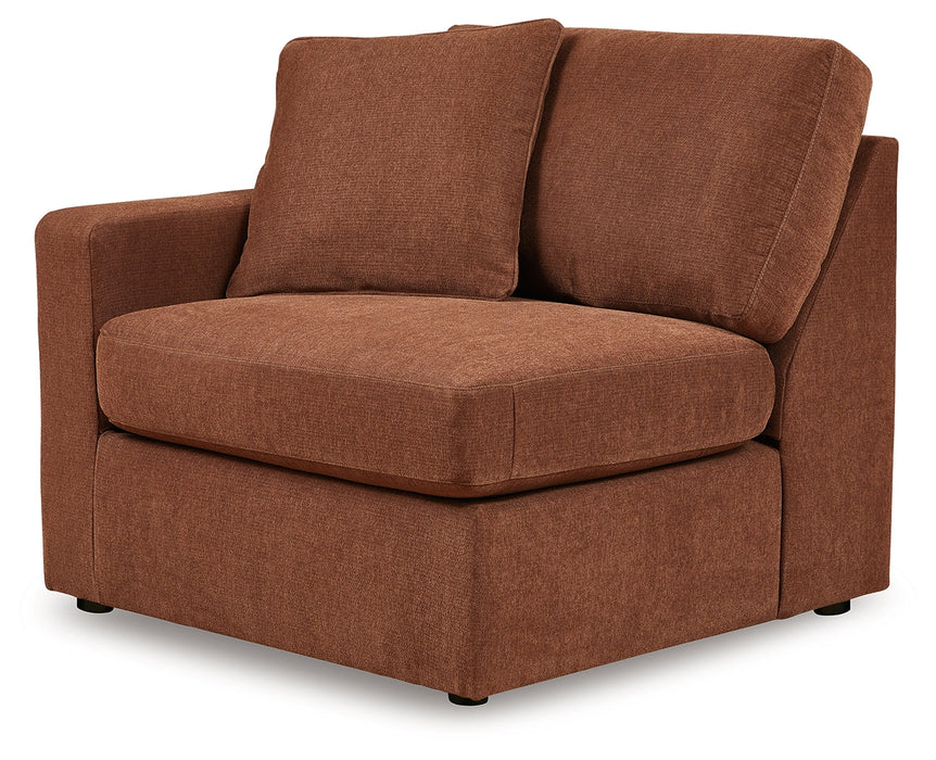 Modmax 8-Piece Sectional with Ottoman in Spice - PKG020742