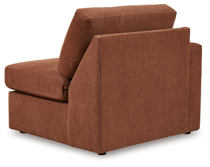 Modmax 8-Piece Sectional with Ottoman in Spice - PKG020742