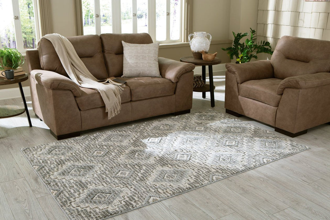 Monwick Cream/Gray Medium Rug - R403742 - Lara Furniture