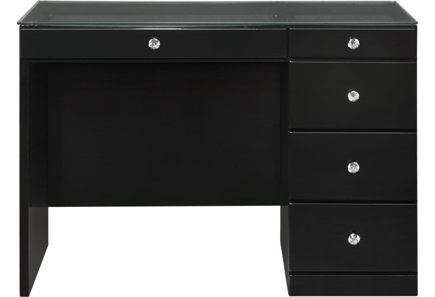 Morgan Black Vanity small - Lara Furniture