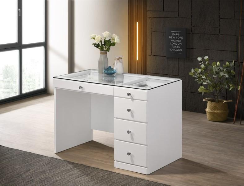 Morgan White Vanity small - Lara Furniture