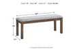 Moriville Beige Dining Bench - D631-00 - Lara Furniture