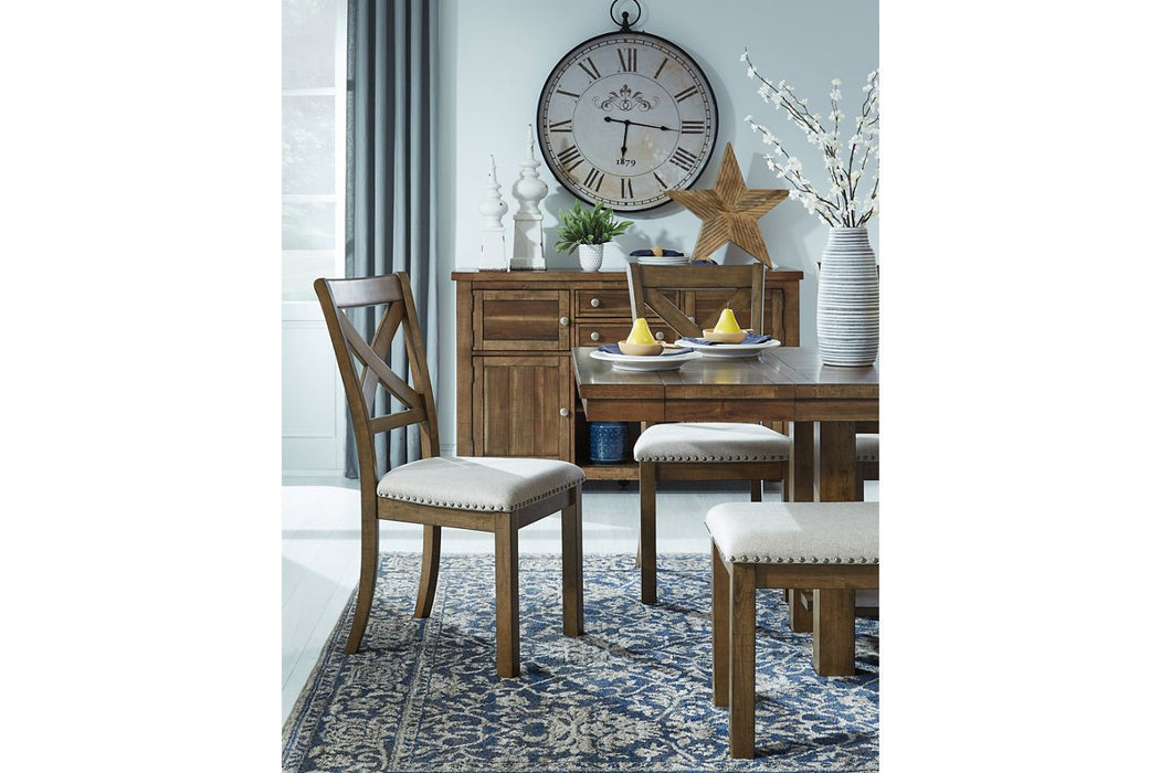 Moriville Grayish Brown Dining Extension Table - D631-45 - Lara Furniture