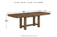 Moriville Grayish Brown Dining Extension Table - D631-45 - Lara Furniture