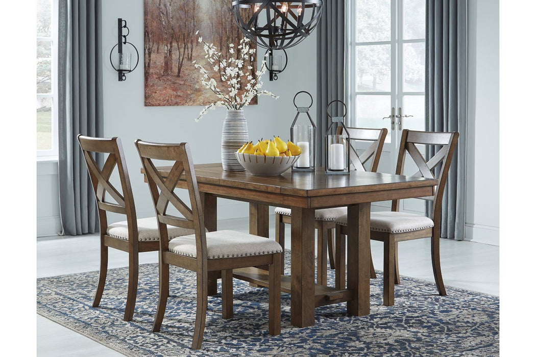 Moriville Grayish Brown Dining Extension Table - D631-45 - Lara Furniture