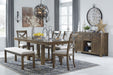 Moriville Grayish Brown Dining Room Set - Lara Furniture